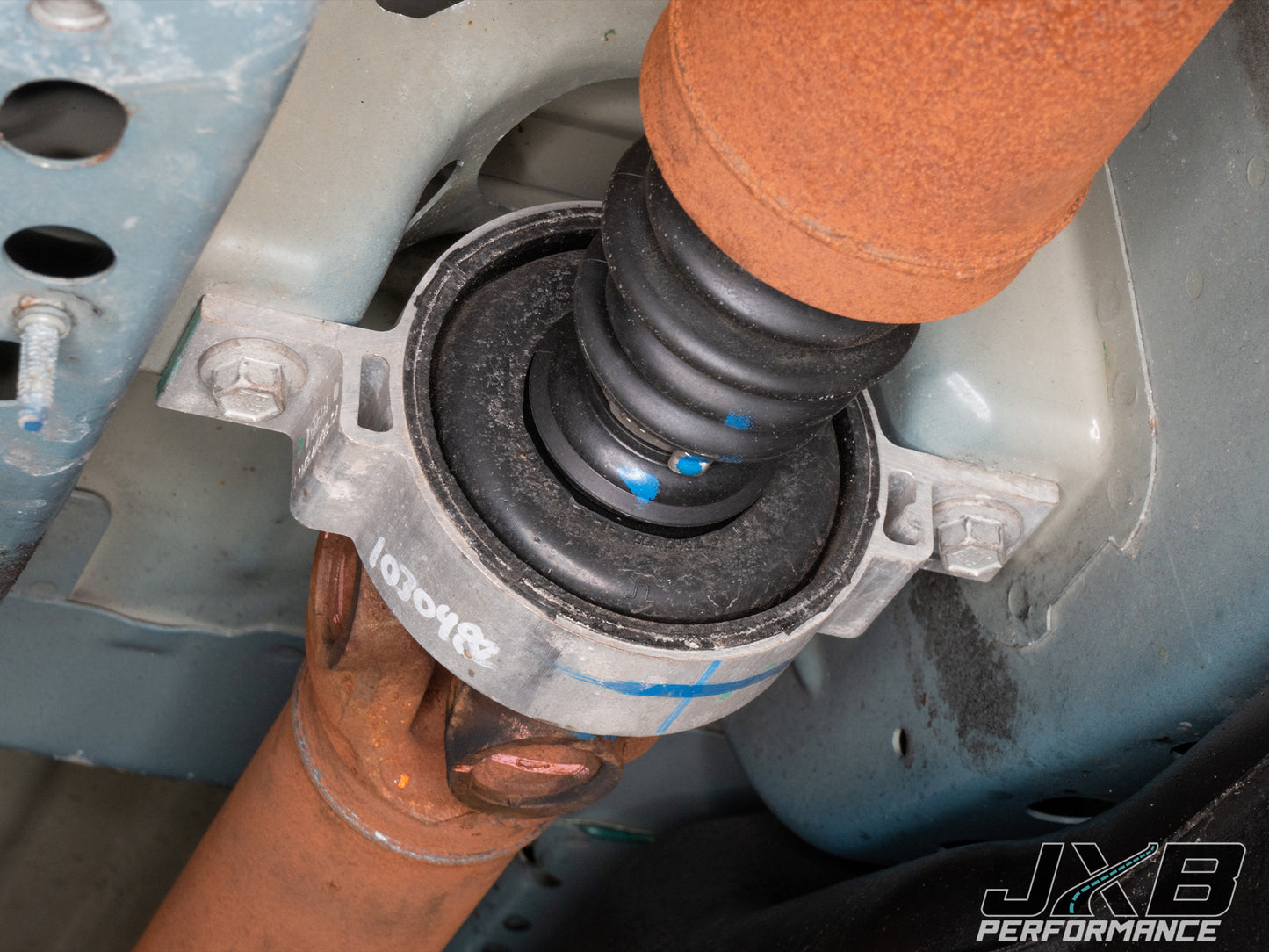 JXB Performance 6th gen Ford Explorer & 2nd gen Lincoln Aviator (2020+) Driveshaft Center Support Bearing Carrier Upgrade