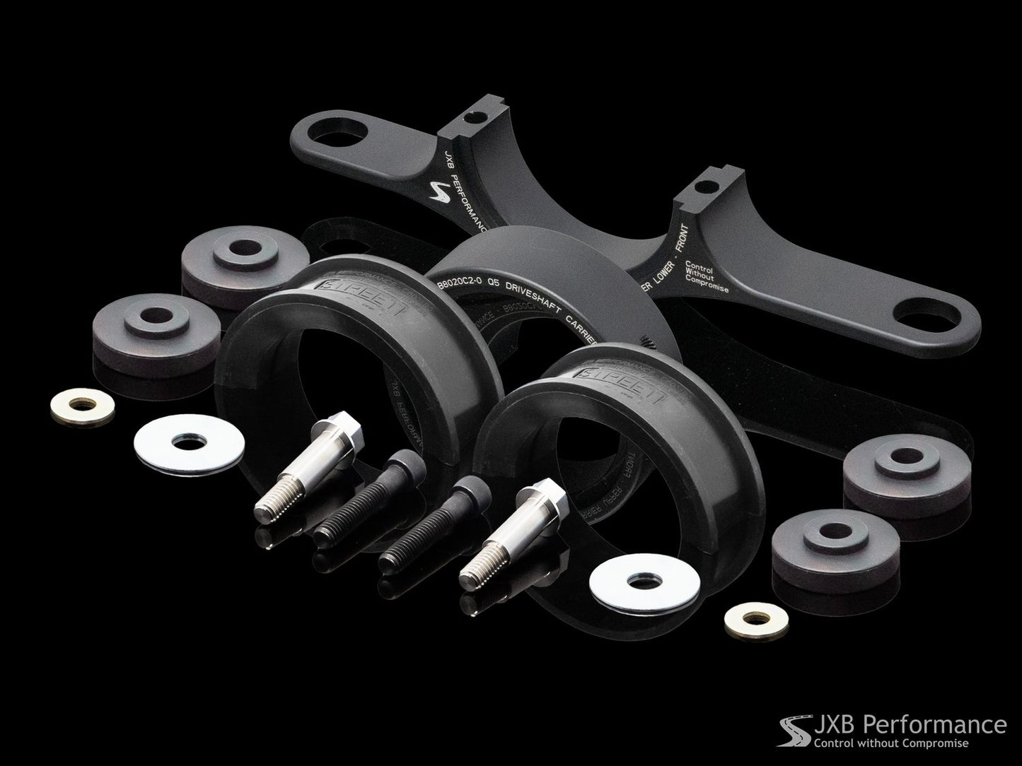 JXB Performance B8 Q5/SQ5 Driveshaft Center Support Bearing Carrier Upgrade