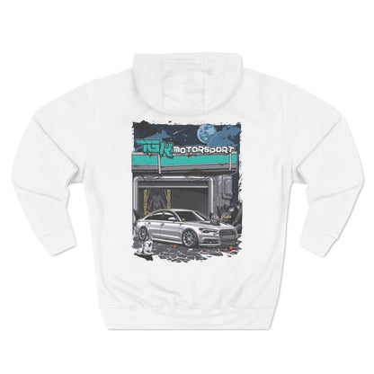 Three-Panel Fleece Hoodie