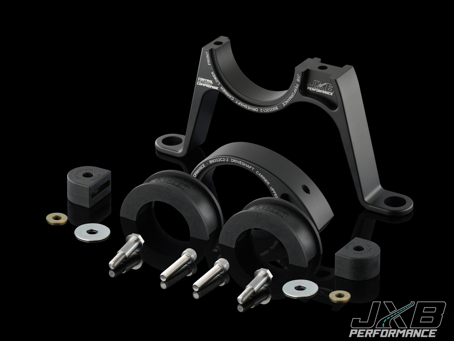 JXB Performance Audi B9 S4/S5/RS4/RS5 Driveshaft Center Support Bearing Carrier Upgrade