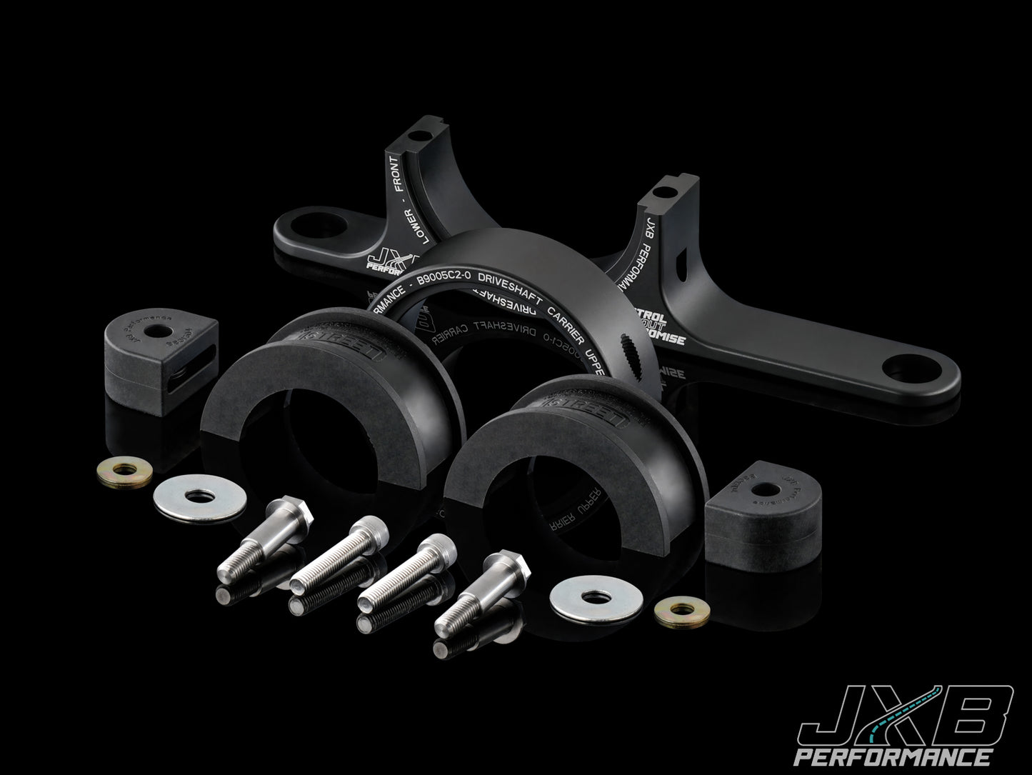 JXB Performance Audi B9 Q5 Driveshaft Center Support Bearing Carrier Upgrade