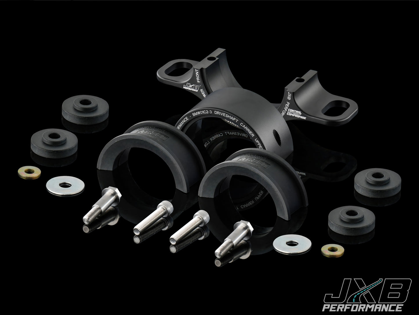 JXB Performance BMW E81/E82/E87/E88 1 Series/1M Driveshaft Center Support Bearing Carrier Upgrade