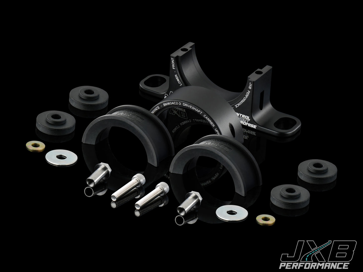 JXB Performance  BMW E36 and E46 (RWD) 3 Series Driveshaft Center Support Bearing Carrier Upgrade