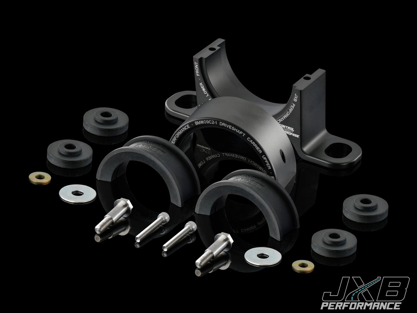 JXB Performance BMW E30 Series 1 Driveshaft Center Support Bearing Carrier Upgrade