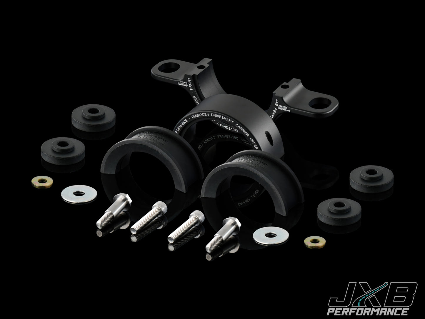 JXB Performance BMW E70/E71/F15/F16/F85/F86 X5/X6/X5 M/X6 M Driveshaft Center Support Bearing Carrier Upgrade