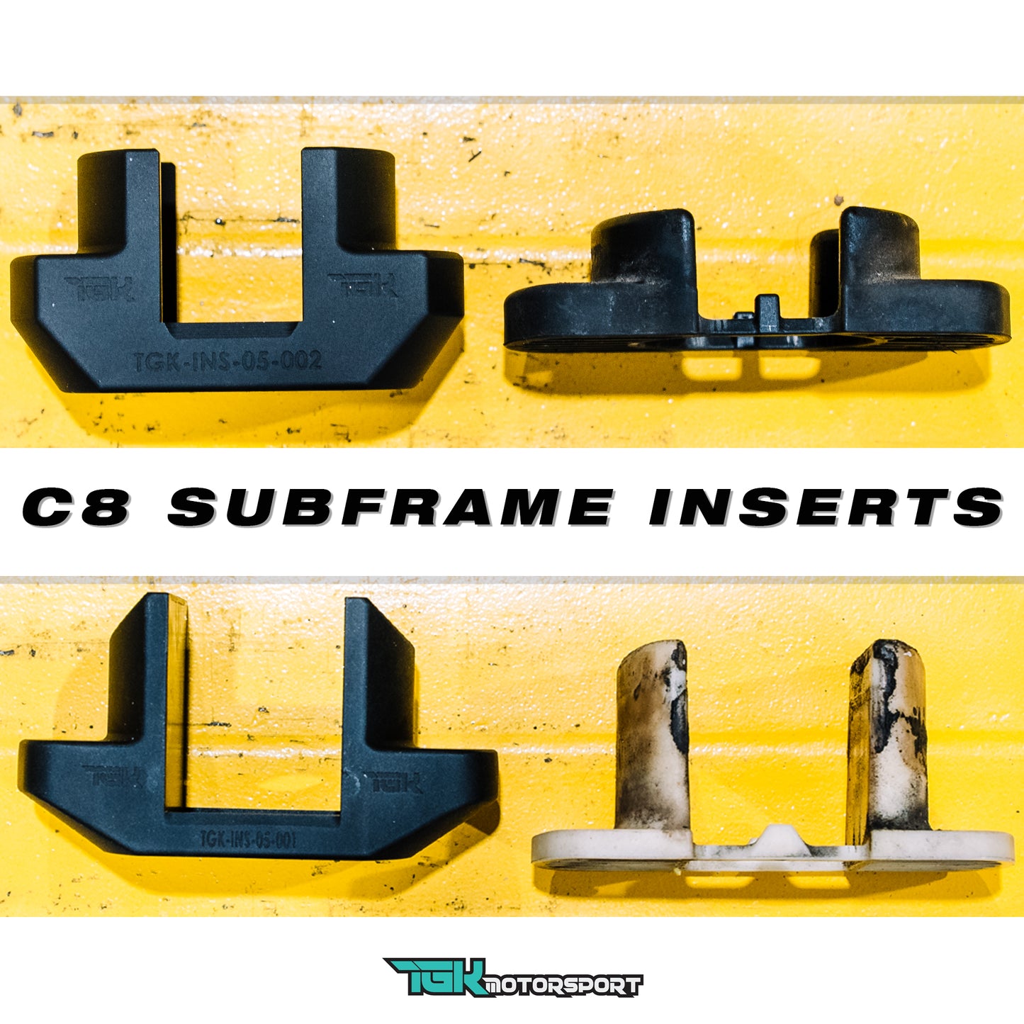 TGK Motorsport Billet Rear Subframe Inserts - Audi C8 A6/S6/RS6/A7/S7/RS7