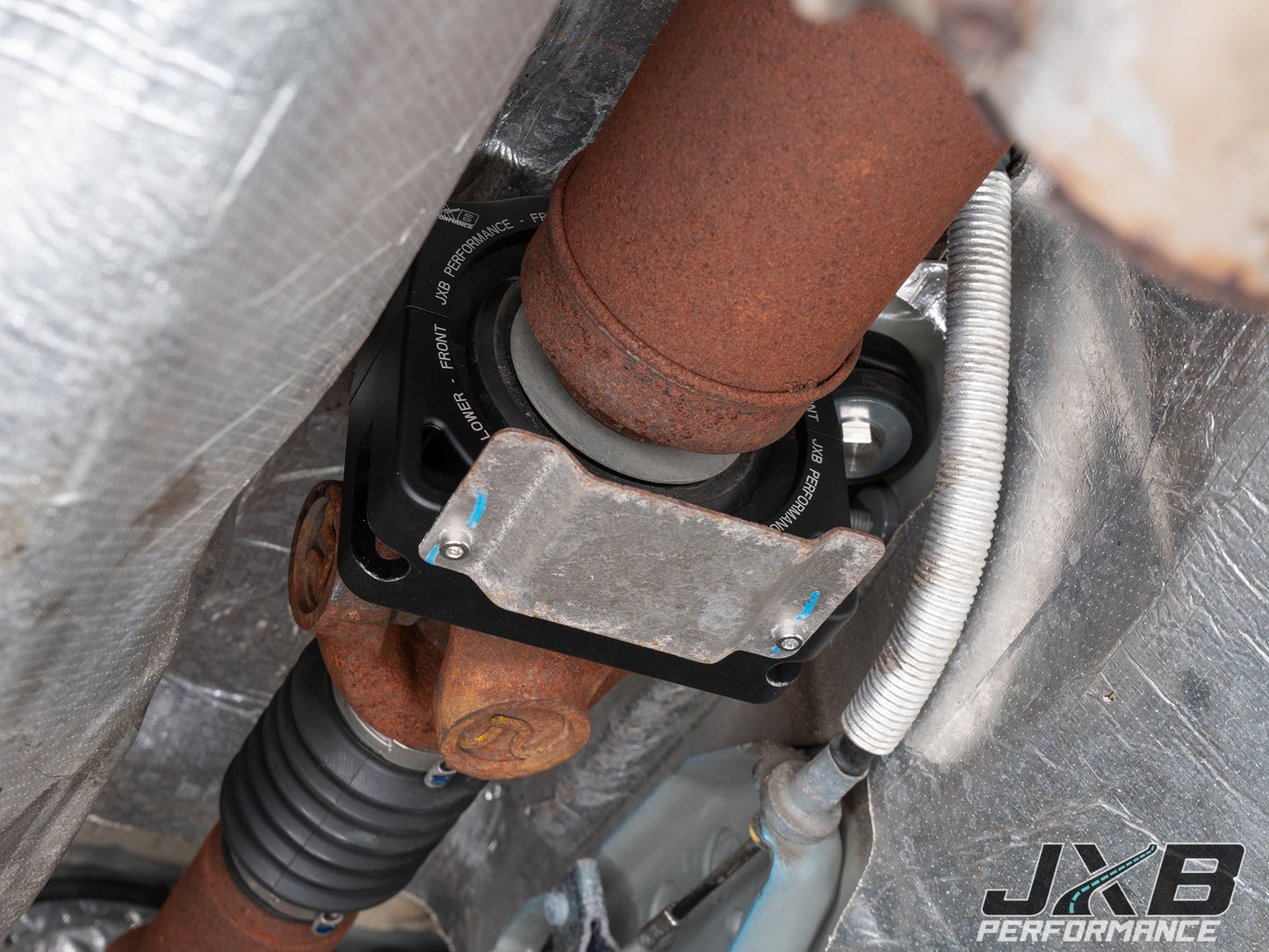 JXB Performance Ford S550 Mustang Driveshaft Center Support Bearing Carrier Upgrade