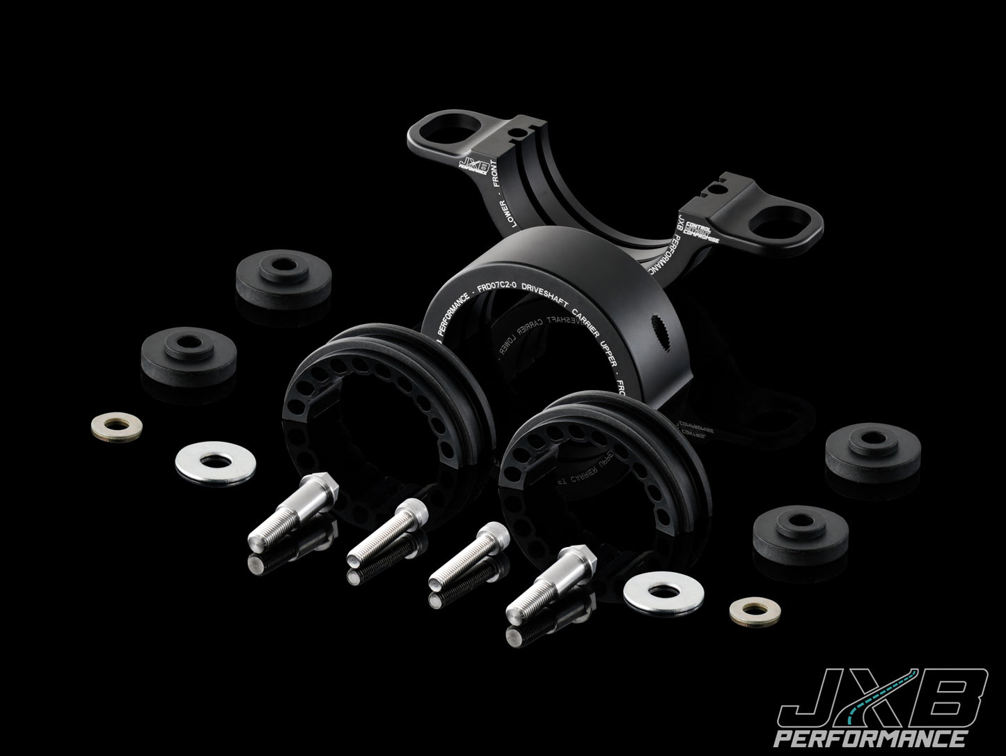 JXB Performance 6th gen Ford Explorer & 2nd gen Lincoln Aviator (2020+) Driveshaft Center Support Bearing Carrier Upgrade