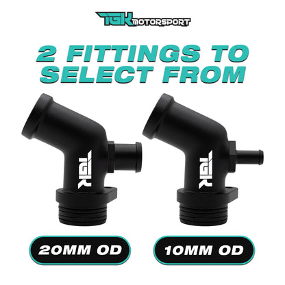 TGK Motorsport Audi 4.0T Front Thermostat Billet Piping Kit