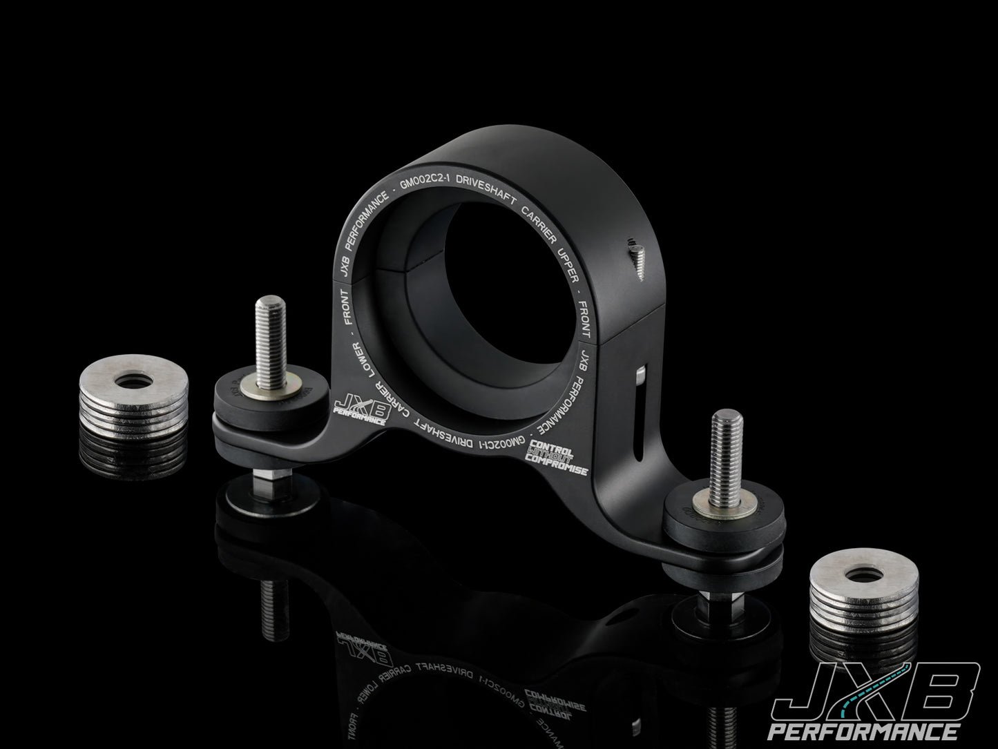 JXB Performance Cadillac ATS/ATS-V, 3rd gen CTS/CTS-V Driveshaft Center Support Bearing Carrier Upgrade