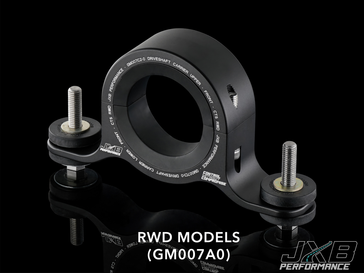 JXB Performance Cadillac CTS (2nd Gen) Driveshaft Center Support Bearing Carrier Upgrade
