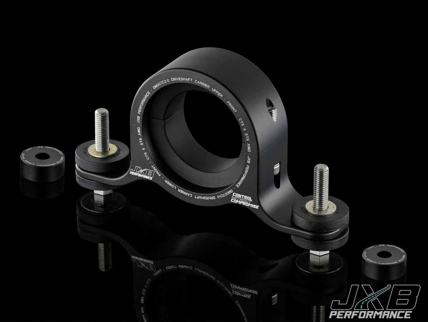 JXB Performance Cadillac CTS (2nd Gen) Driveshaft Center Support Bearing Carrier Upgrade
