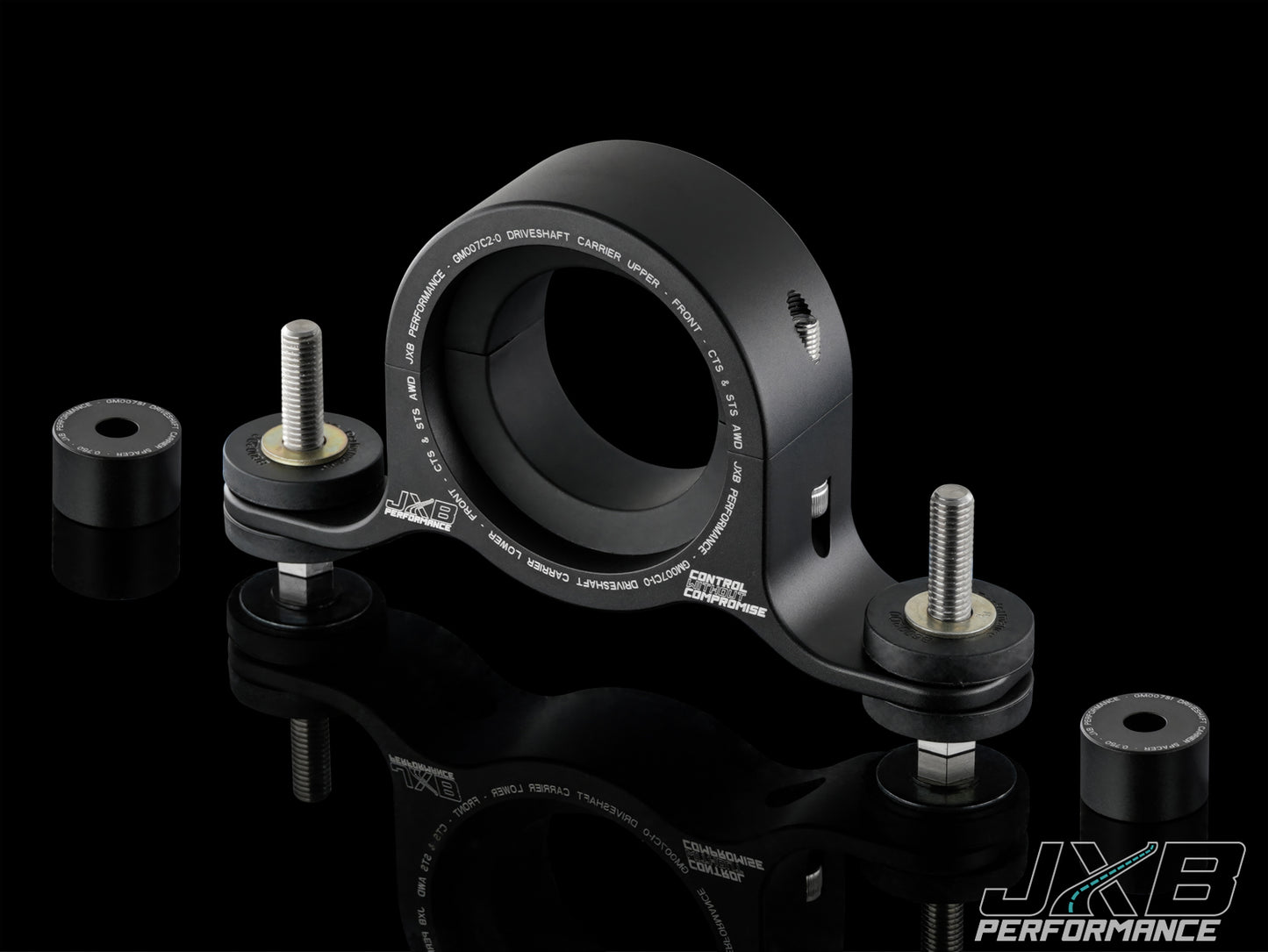 JXB Performance Cadillac STS AWD Driveshaft Center Support Bearing Carrier Upgrade
