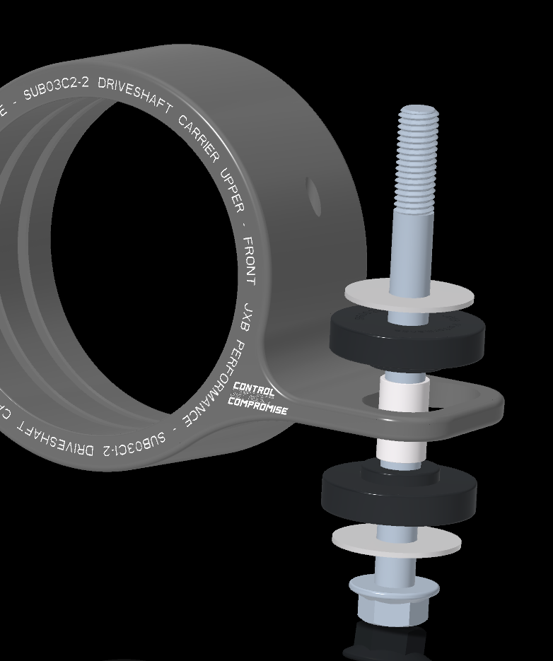 JXB Performance Ford F150 2004+ (10th/11th/12th/13th/14th gen) Driveshaft Center Support Bearing Carrier Upgrade