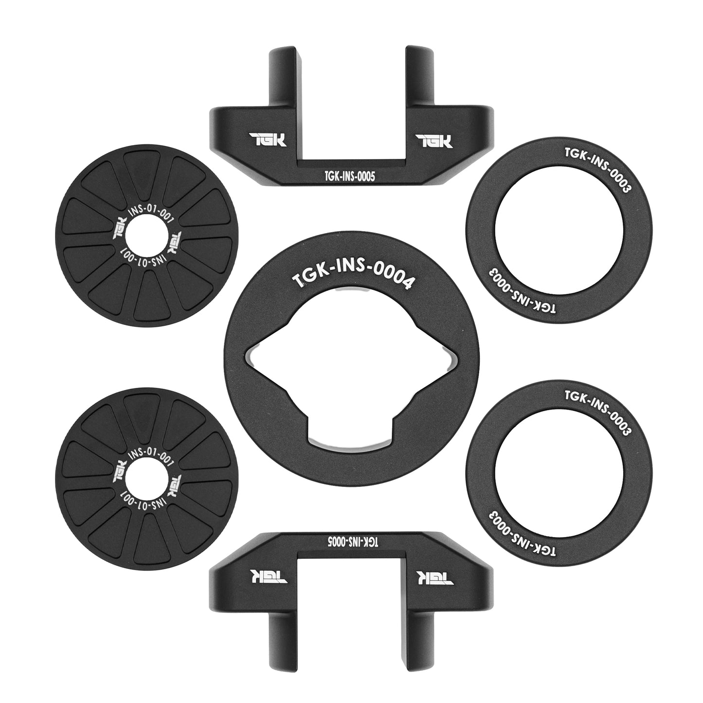 TGK Motorsport Complete Billet Rear Subframe Insert Kit - Audi B9 A4/S4/RS4/A5/S5/RS5