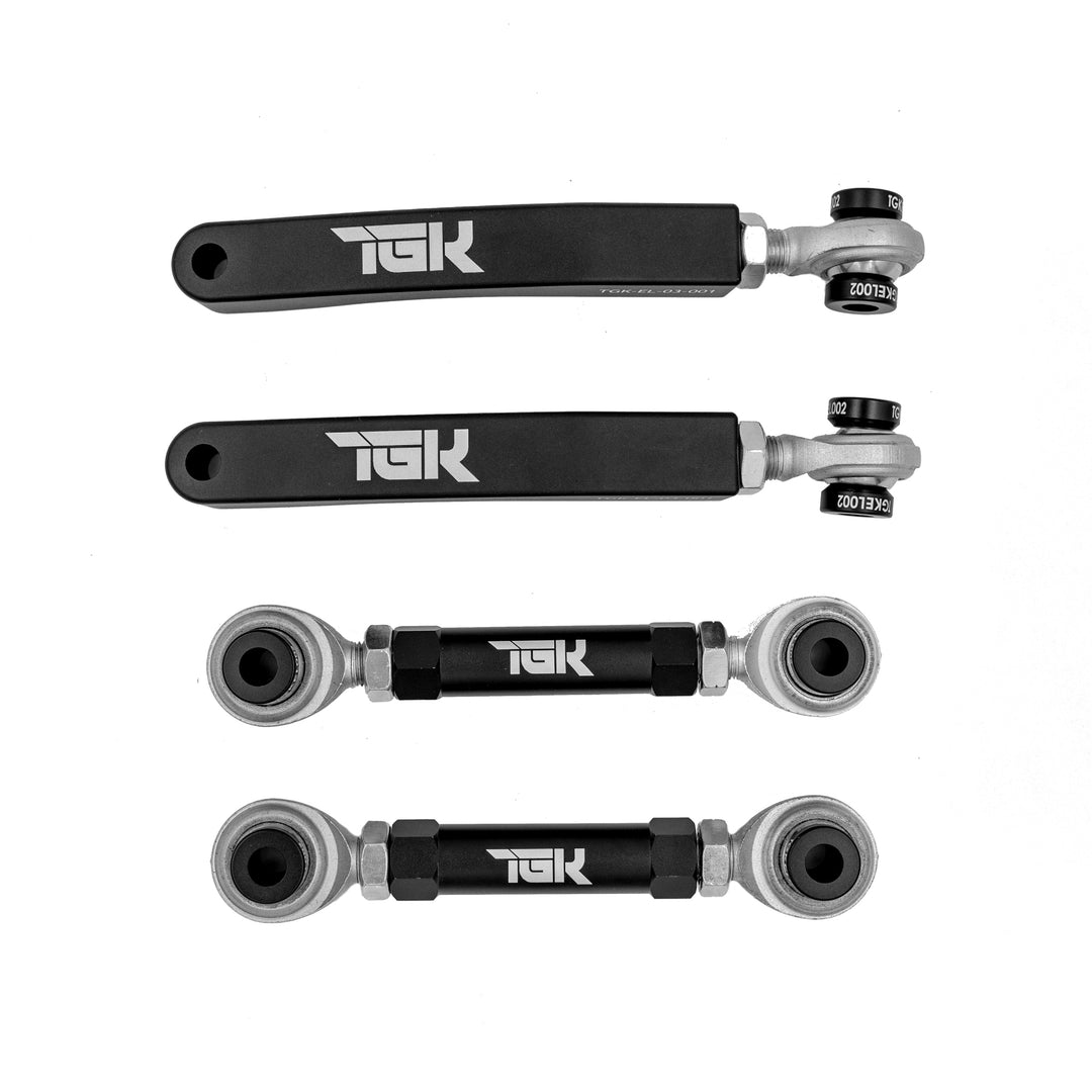TGK Motorsport Billet Adjustable Front And Rear Swaybar Endlink Set