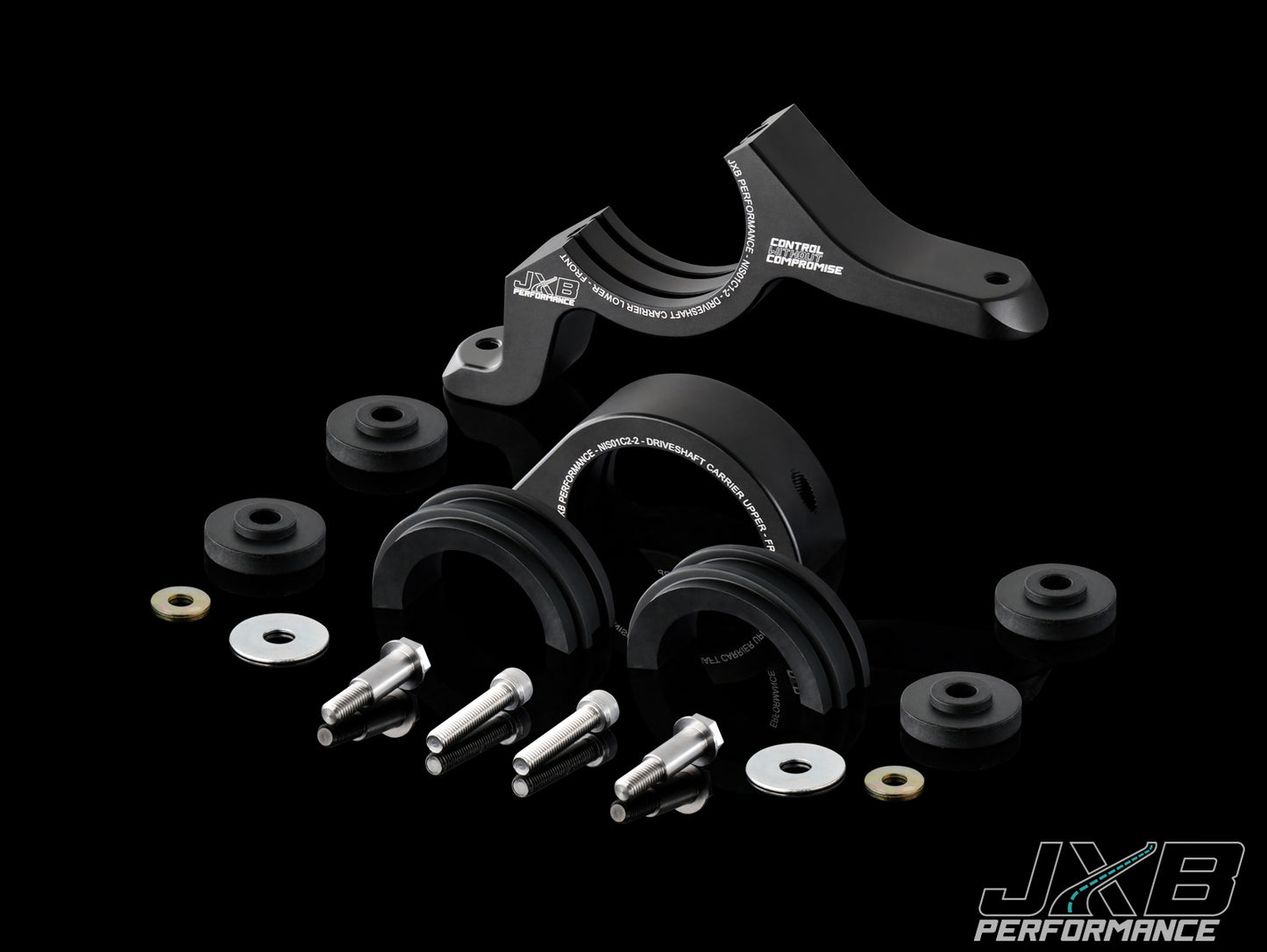 JXB Performance Nissan R35 GT-R Driveshaft Center Support Bearing Carrier Upgrade