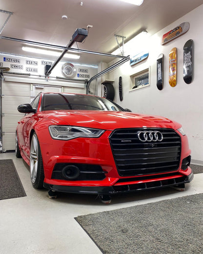 Audi C7.5 A6 S-Line / S6 Front Lip Gloss Black