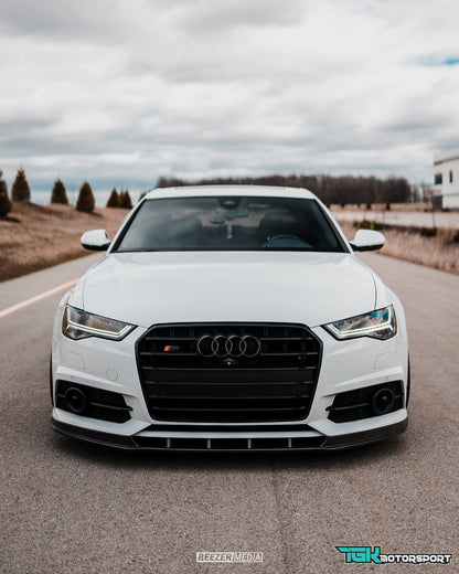 Audi C7.5 A6 S-Line / S6 Front Lip Gloss Black